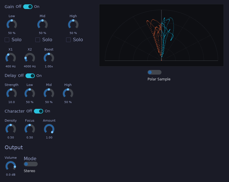 Stereo GUI