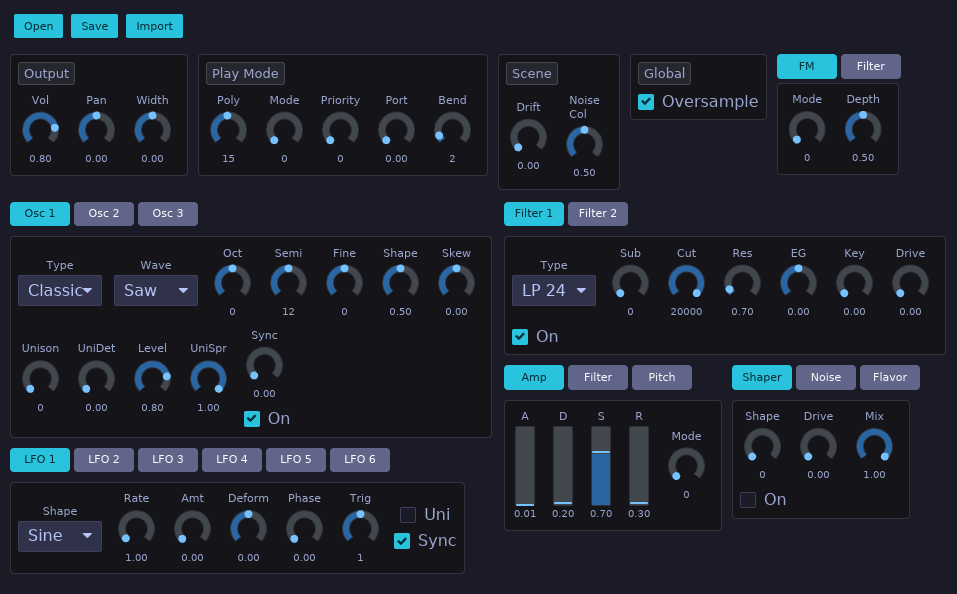 Synth GUI
